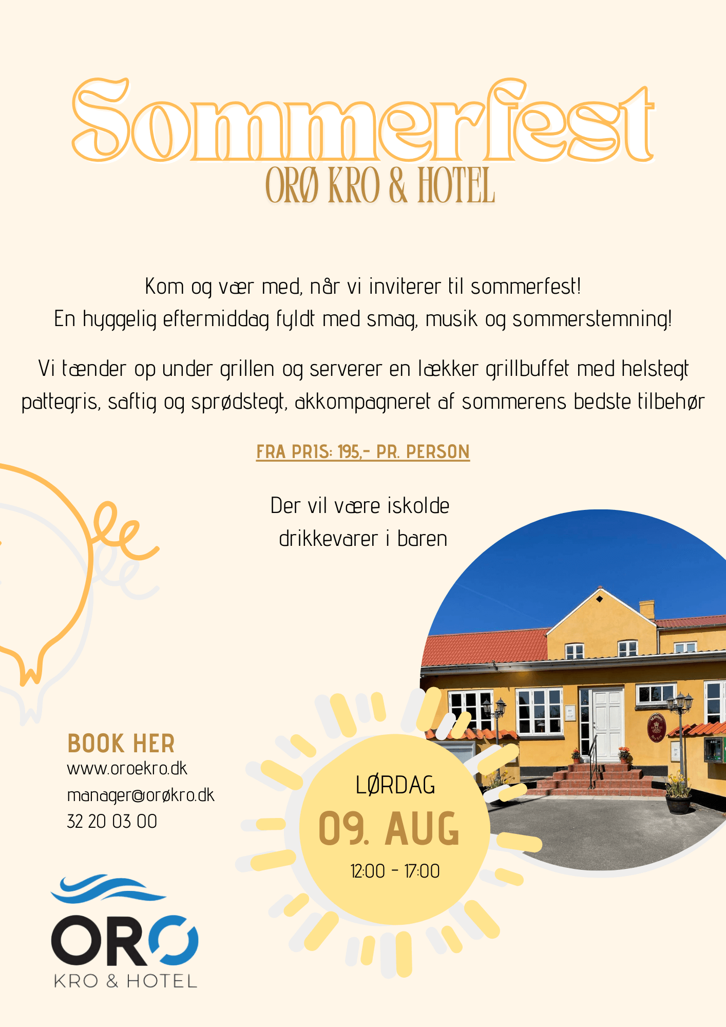 Orø Kro: Hyggelig Restaurant med Musik & Events | Book Bord Online
